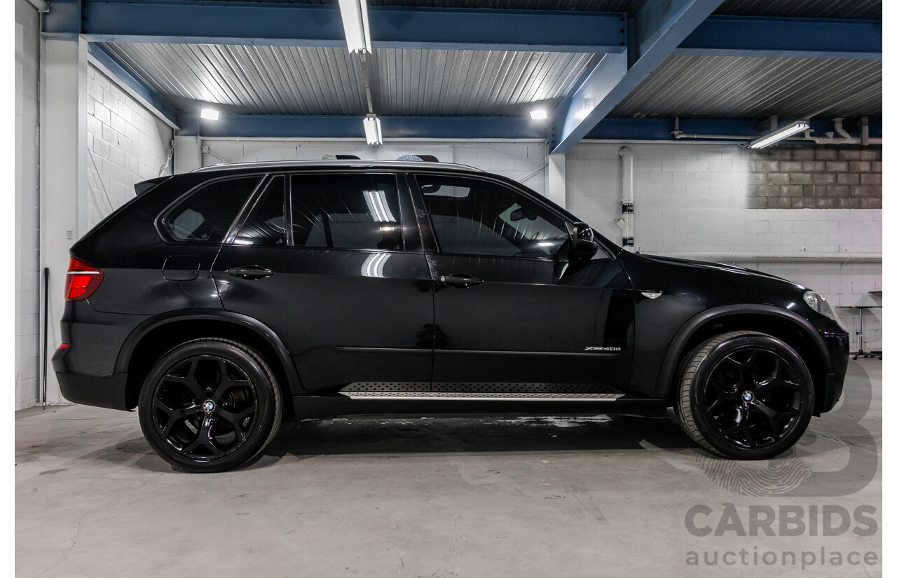 9/2011 BMW X5 Xdrive 40d Sport E70 MY10 4d Wagon Black 3.0L