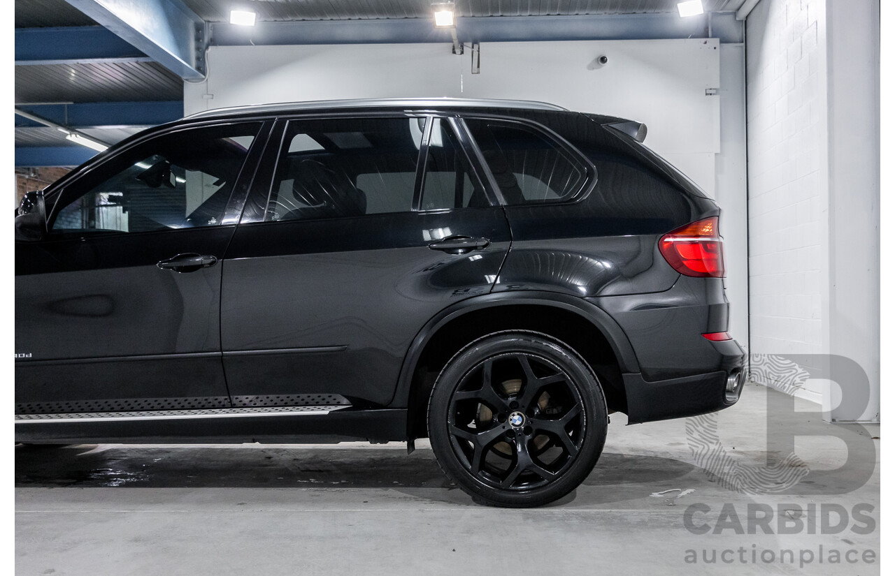 9/2011 BMW X5 Xdrive 40d Sport E70 MY10 4d Wagon Black 3.0L