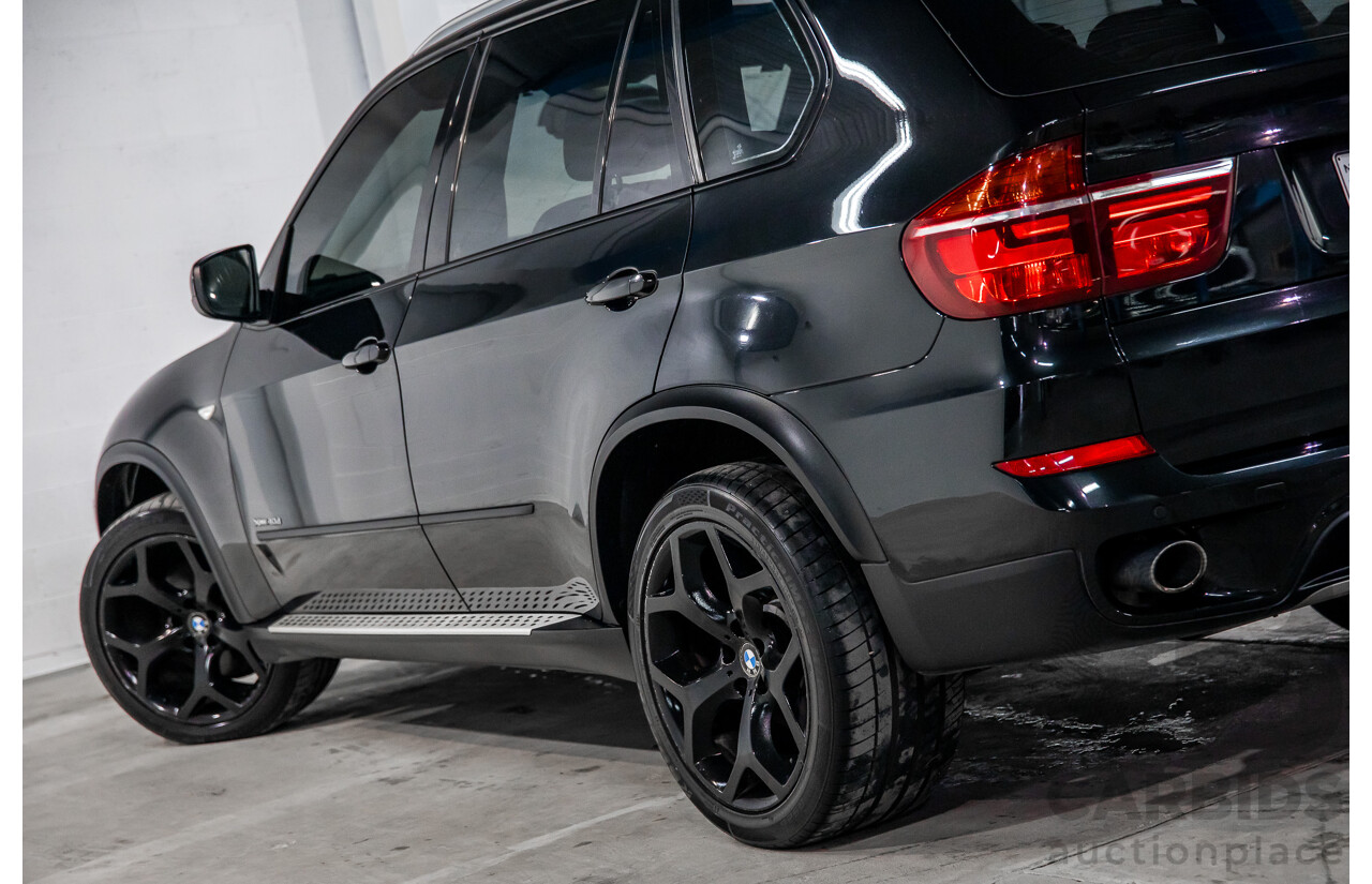 9/2011 BMW X5 Xdrive 40d Sport E70 MY10 4d Wagon Black 3.0L