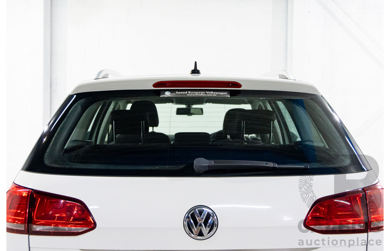 7/2014 Volkswagen Golf 90 TSI Comfortline AU MY14 4d Wagon Pure White Turbo 1.4L