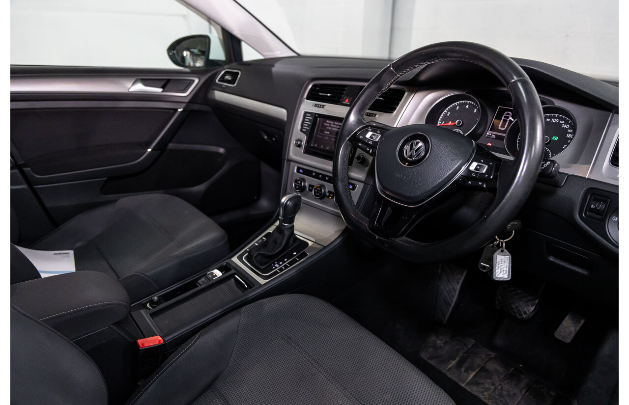 7/2014 Volkswagen Golf 90 TSI Comfortline AU MY14 4d Wagon Pure White Turbo 1.4L