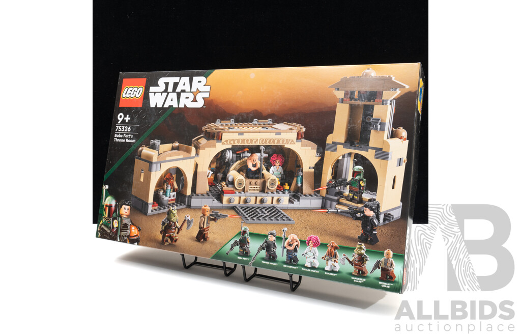 Retired Lego Set, Star Wars, Boba Fetts Throne Room, 75326, Sealed in Box