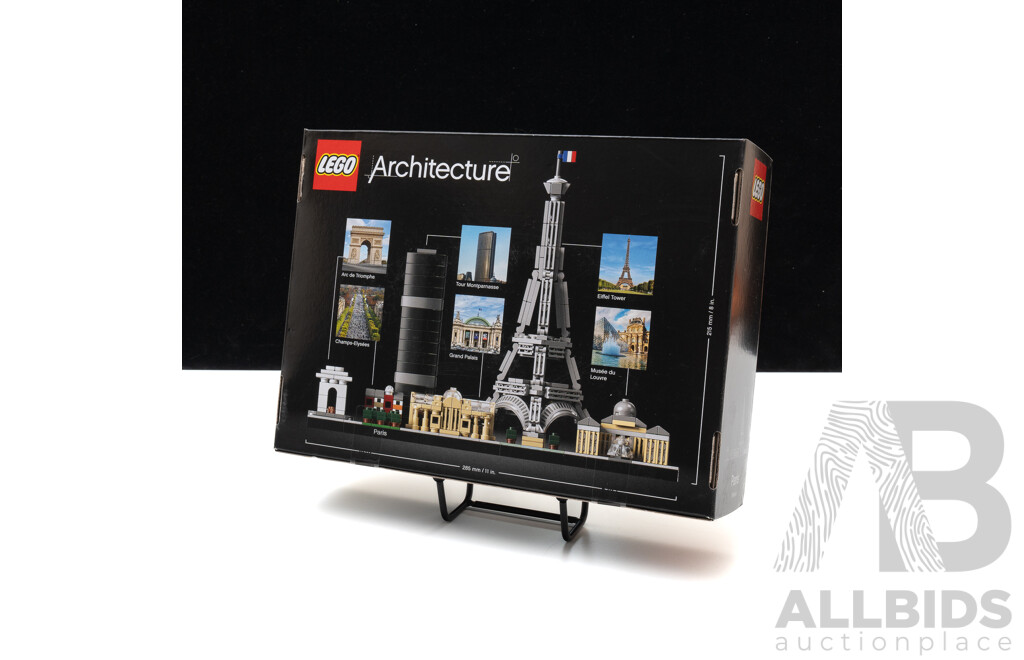 Retried Lego Set, Architecture, Paris, 21044, Sealed in Box