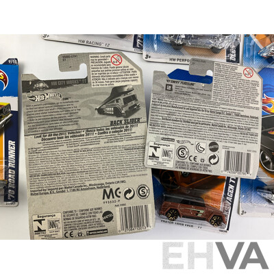 Ten Boxed Diecast Hot Wheels Vehicles Including 1970 Monte Carlo, 1970 Road Runner, Oldsmobile 442