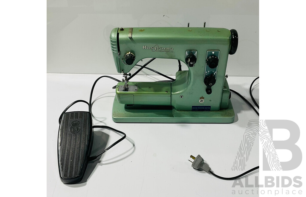 Vintage Husqvarna Automatic Electric Sewing Machine