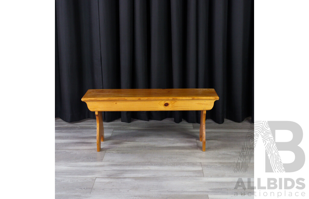 Modern Pine Bench