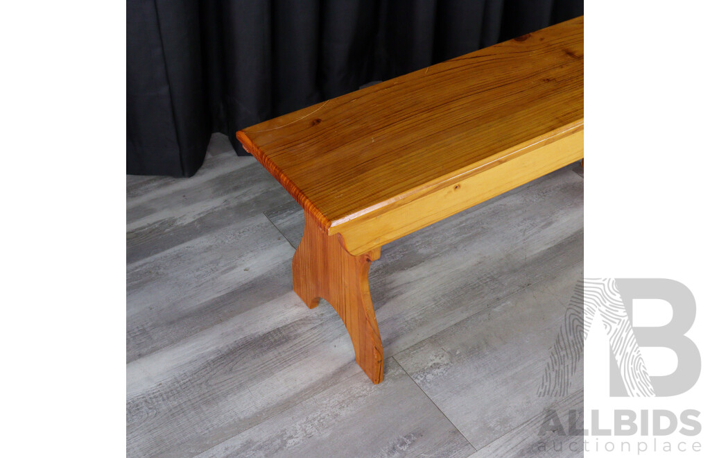 Modern Pine Bench