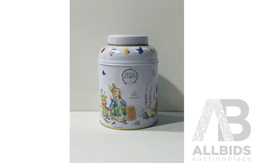 Beatrix Potter Empty Collectible Teabag Tin