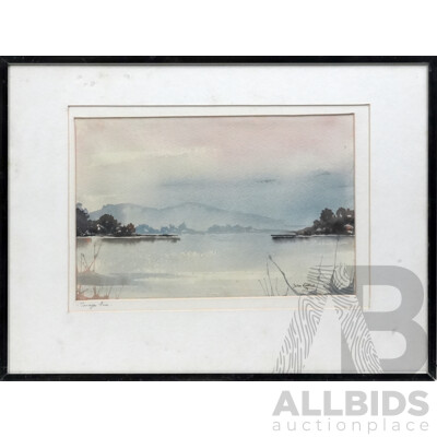 Deleen Hattingh (Date Unknown, Working c1980s), Tomaga River, Watercolour, 31 x 41 cm (frame)