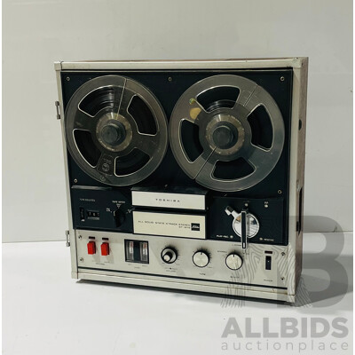 Vintage Toshiba All Solid State 4 Track Stereo Gt-811s