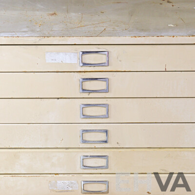 Six Drawer Metal  Plan Cabinet