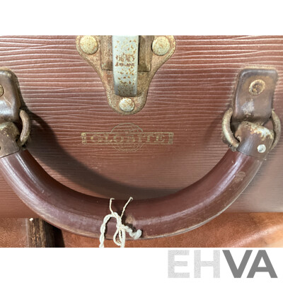 Two Vintage Suitcases Including Globite, Made in Australia and President, Made in Czechoslovakia