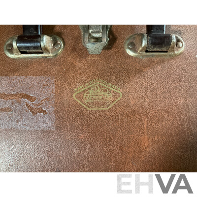 Two Vintage Suitcases Including Globite, Made in Australia and President, Made in Czechoslovakia