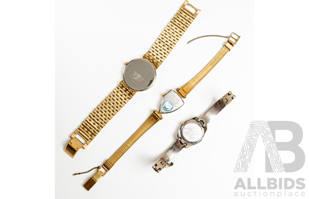 Collection of (3) Citizen Ladies Dress Watches, 1020-S54562, 5920-90798 & 4031-894553