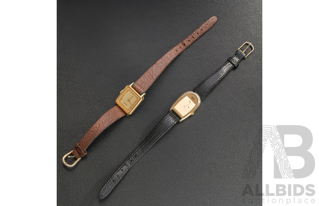 Seiko Vintage Ladies Dress Watches (2) 1100-5400 & 2320-5490