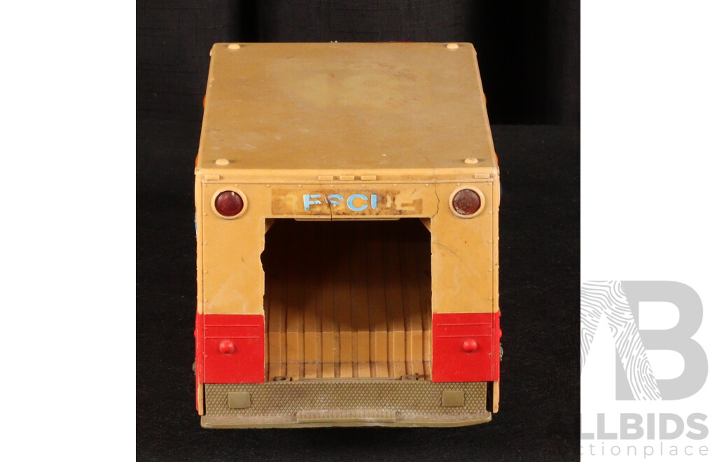 Vintage Fisher Price School Bus and Passengers with Funrise Ambulance