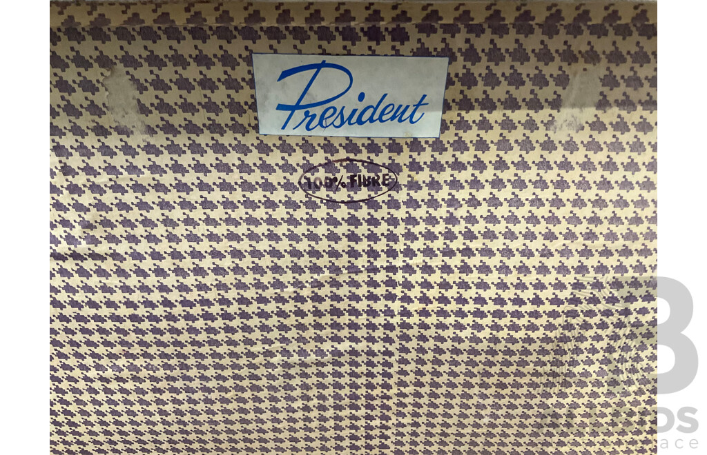 Two Vintage Suitcases Including Globite, Made in Australia and President, Made in Czechoslovakia