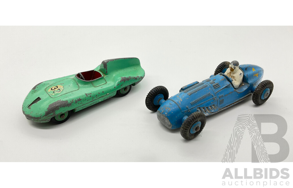 Vintage Diecast Dinky Toys Connaught 236 and Talbot Lago 230