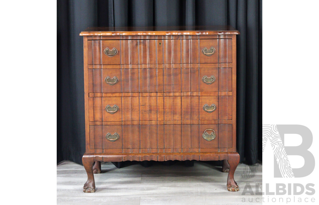 Stinkwood Chest of Four Drawers