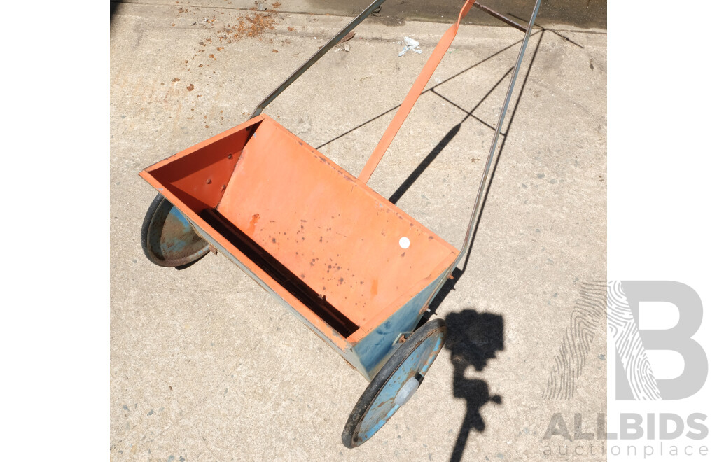 Vintage Steel Grass Seeder