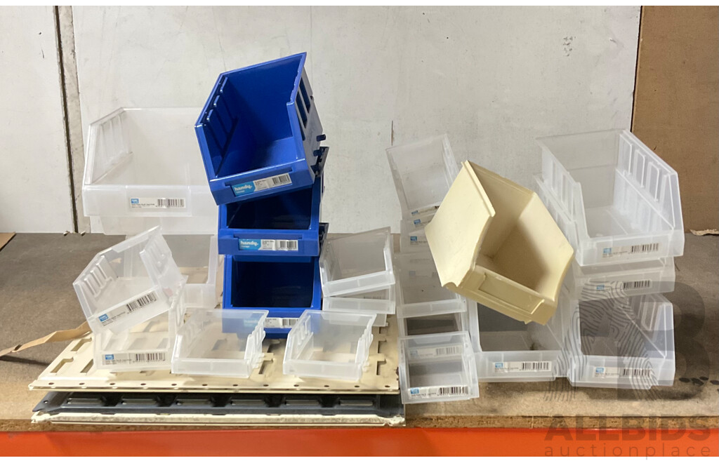 Collection of Handy Storage Tubs and Racks, Various Sizes