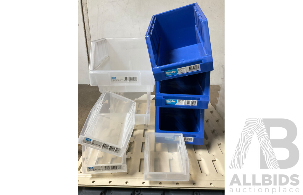 Collection of Handy Storage Tubs and Racks, Various Sizes