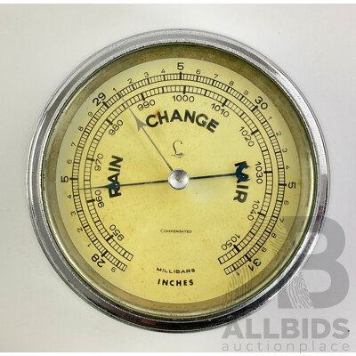 Vintage Lufft Ship Barometer, Made in Germany