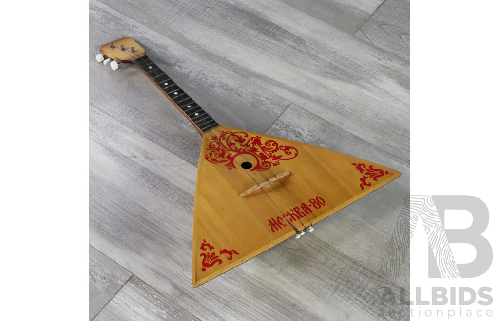 Timber Frames Three String Russian Balalaikas