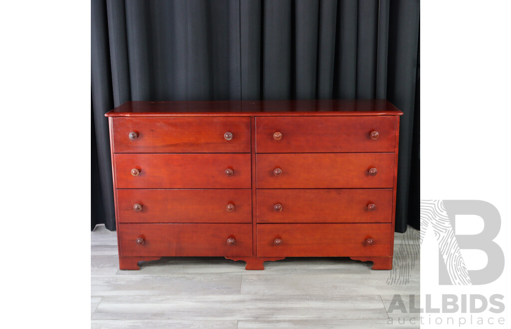 Modern Bank of Eight Drawers