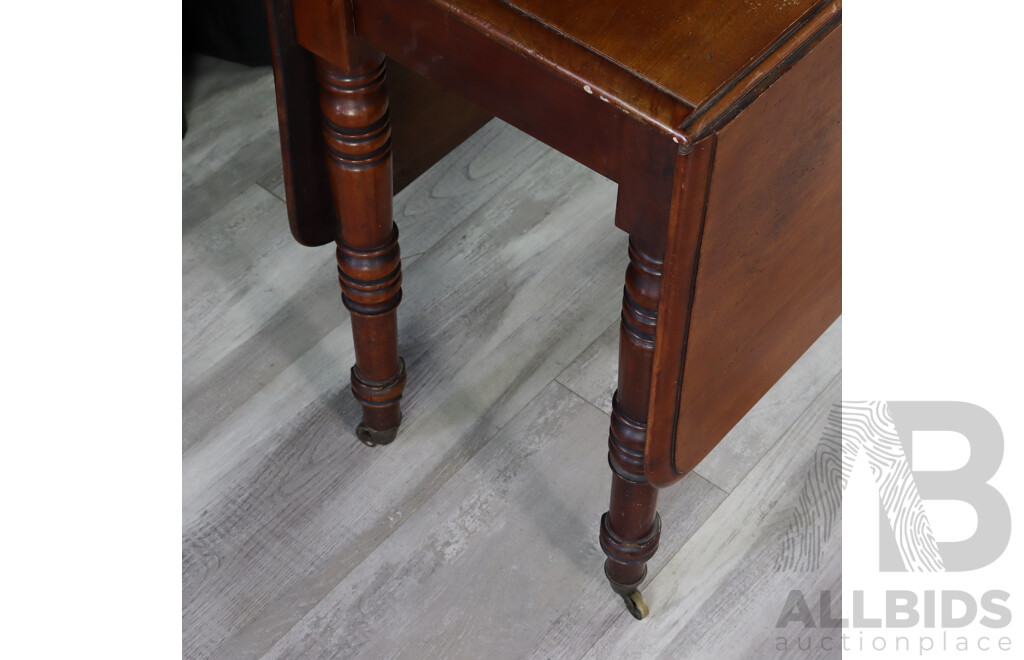 Victorian Mahogany Dropside Table