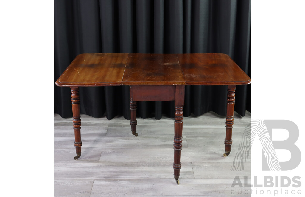 Victorian Mahogany Dropside Table