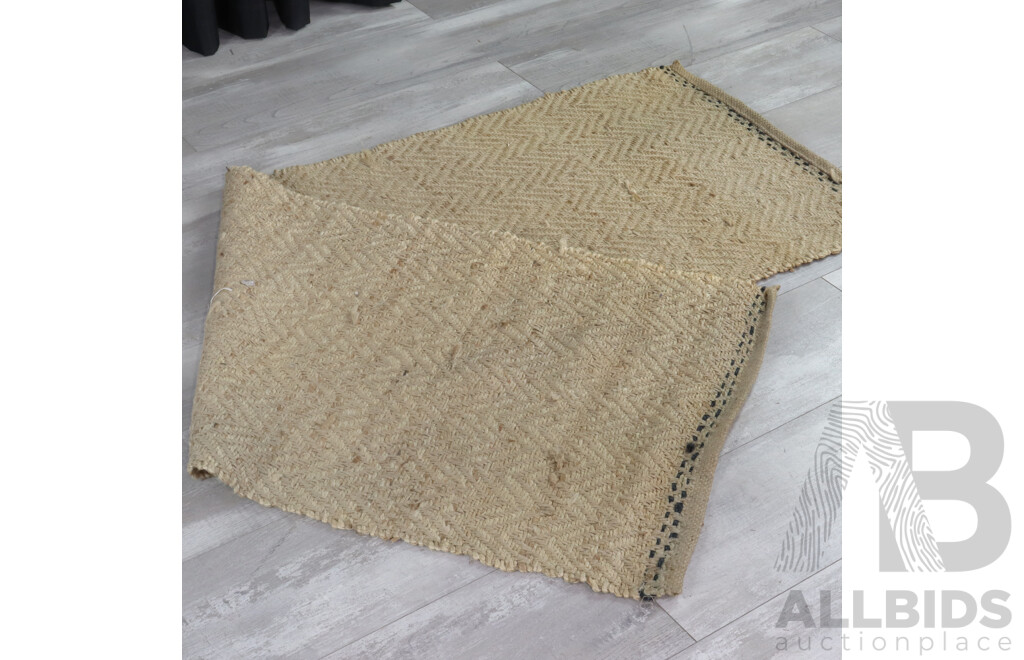 Hand Made Vintage Tribal Jute Hall Runner