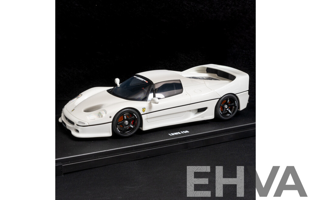 GT Spirit 2013 Ferrari F50 LBWK Liberty Walk LB Works White GT437 1:18 Scale Model Car - New