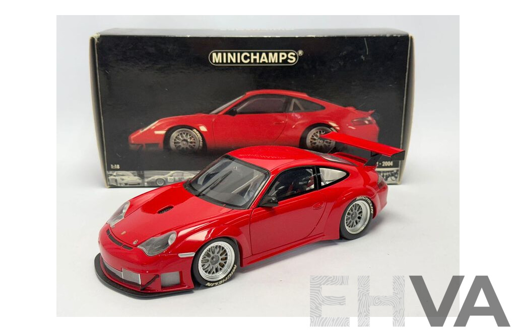 Minichamps 2004 Porsche 911 GT3 RSR - 1/18 Scale