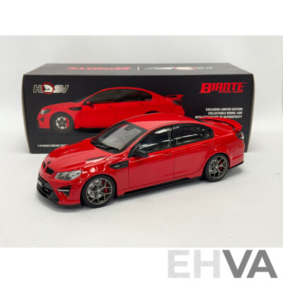 Biante Holden VF HSV Commodore GEN-F2 GTSR - Red - 1/18 Scale