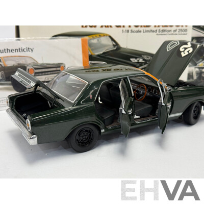 Classic Carlectables 1967 Bathurst Winner Ford XR Falcon GT Harry Firth/Fred Gibson Green - 1/18 Scale
