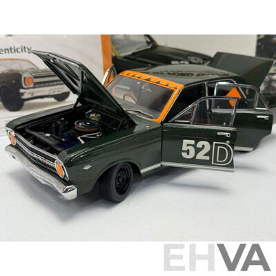 Classic Carlectables 1967 Bathurst Winner Ford XR Falcon GT Harry Firth/Fred Gibson Green - 1/18 Scale