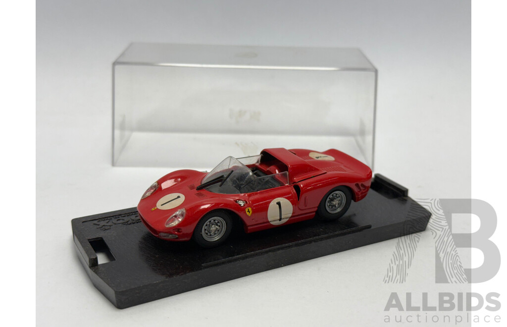 Top Model 1965 Ferrari 330 P2 Nurburgring #1 Red 1:43 Scale Model Car