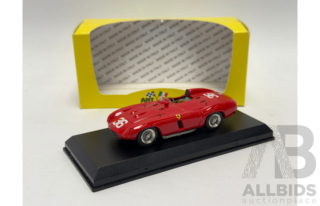 Art Model 1956 Ferrari 857S Buenos Aires Hill / Gendebein #36 Red 1:43 Scale Model Car