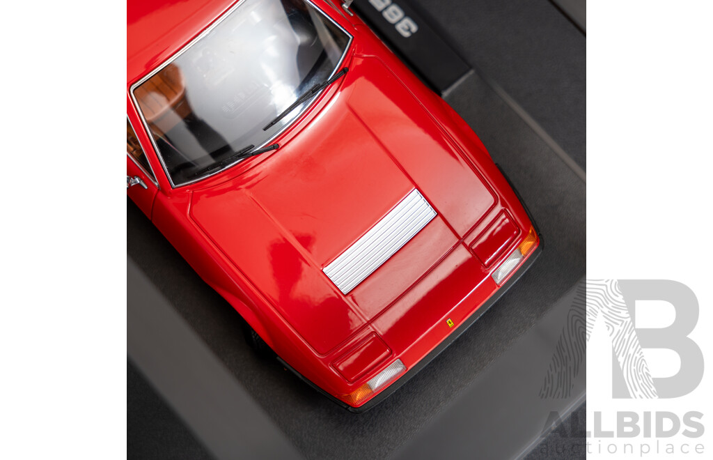 KK-Scale 1972 Ferrari 365 GT4 2+2 Coupe Red 1:18 Scale Model Car - New