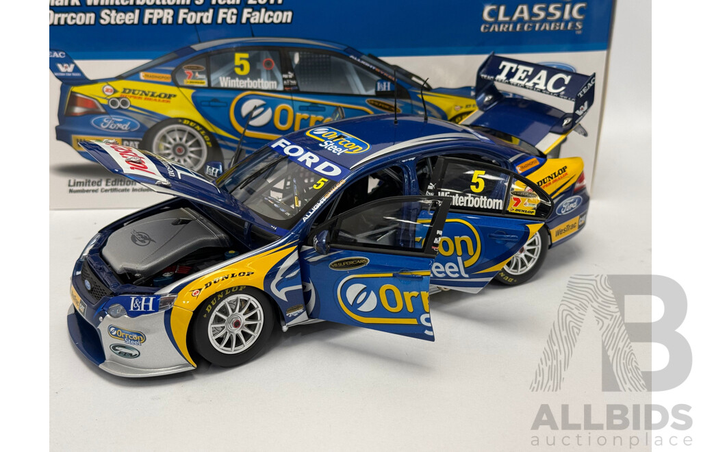 Classic Carlectable 2011 Ford FG Falcon FPR Mark Winterbottom - 1/18 Scale