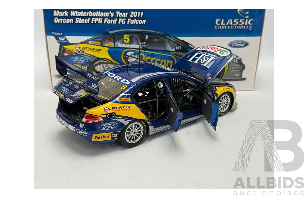 Classic Carlectable 2011 Ford FG Falcon FPR Mark Winterbottom - 1/18 Scale