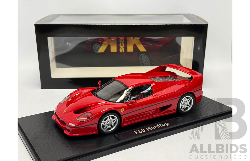 KK-Scale 1995 Ferrari F50 Hardtop Rosso Corsa Red 1:18 Scale Model Car - New