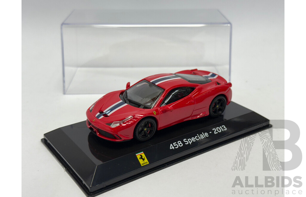 Altaya 2013 Ferrari 458 Speciale Red 1:43 Scale Model Car - New