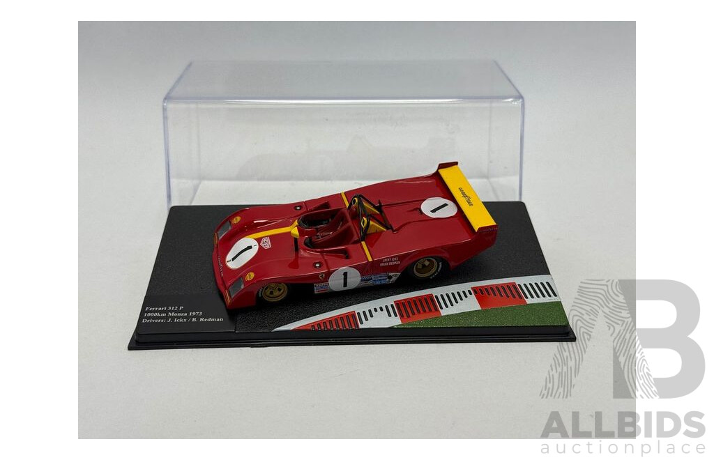 Altaya 1973 Ferrari 312 P #1 1000km Monza Ickx / Redman Rosso Corsa Red 1:43 Scale Model Car - New