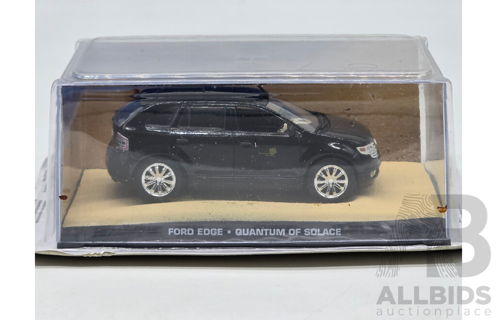 GE Fabbri Ltd 2008 Ford Edge Hydrogen SEL Black - James Bond 007 Quantam of Solace 1:43 Scale Model Car - Sealed in Blister