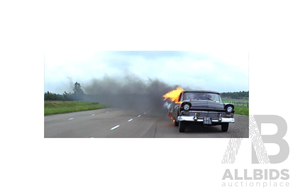 GE Fabbri Ltd 1957 Ford Fairlane 500 Skyliner Black - James Bond 007 Thunderball 1:43 Scale Model Car - Sealed in Blister