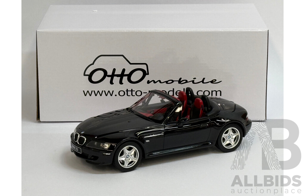 Ottomobile 1999 BMW Z3 M Roadster E36-7 Cosmos Black OT1016 1:18 Scale Model Car - New