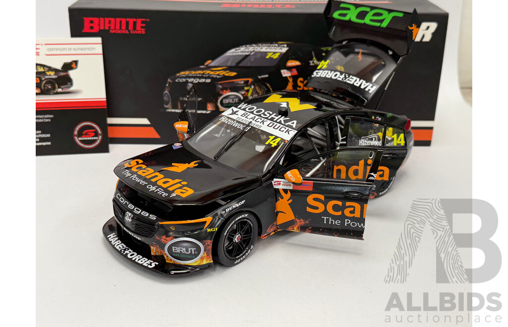 Biante 2021 Holden ZB Commodore V8 Supercar Brad Jones Racing Scandia - 1/18 Scale - New