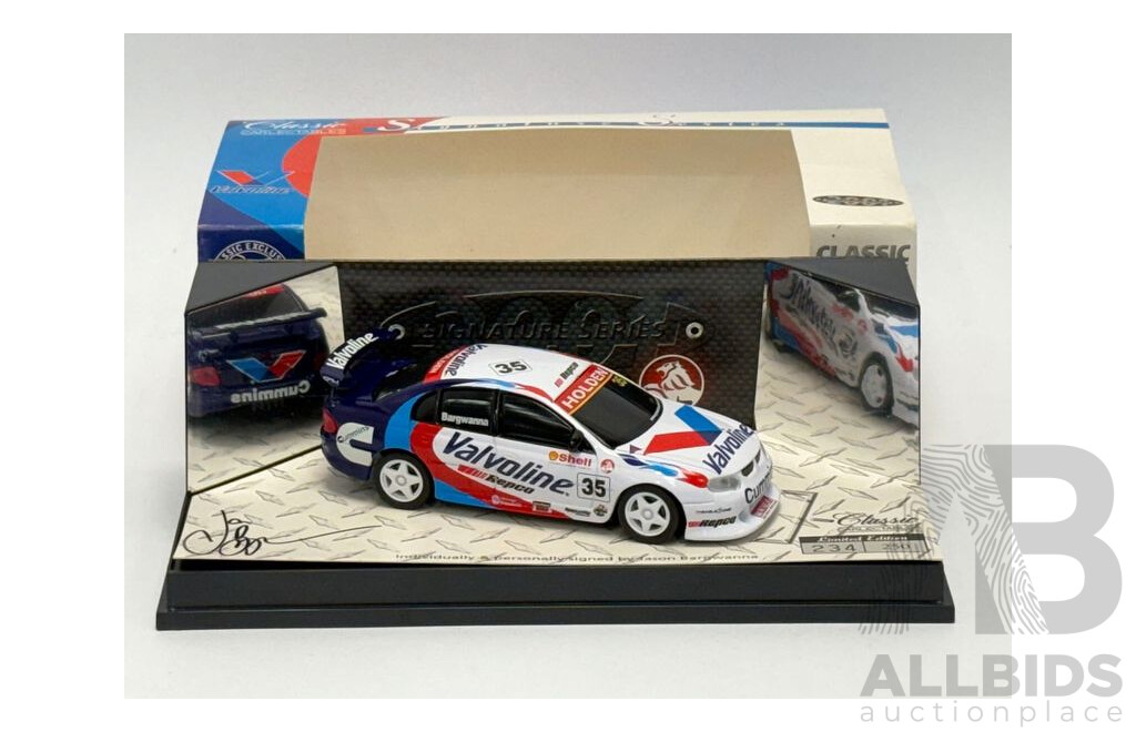 Classic Carlectable 2001 Holden VX Commodore Jason Bargwanna Signed - 1/43 Scale